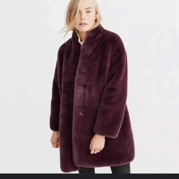 Abercrombie Faux Fur Coat - Picture 3 of 3